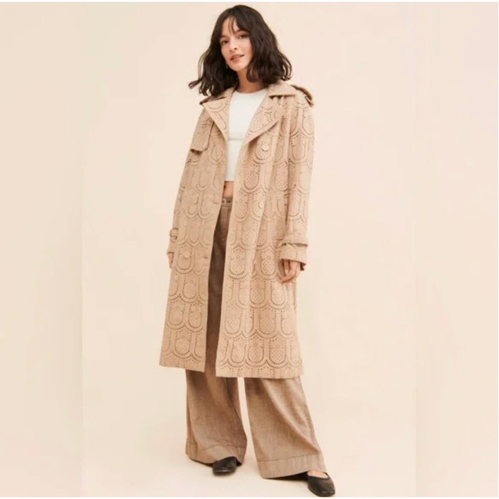FARM Rio Tan Trench Coat